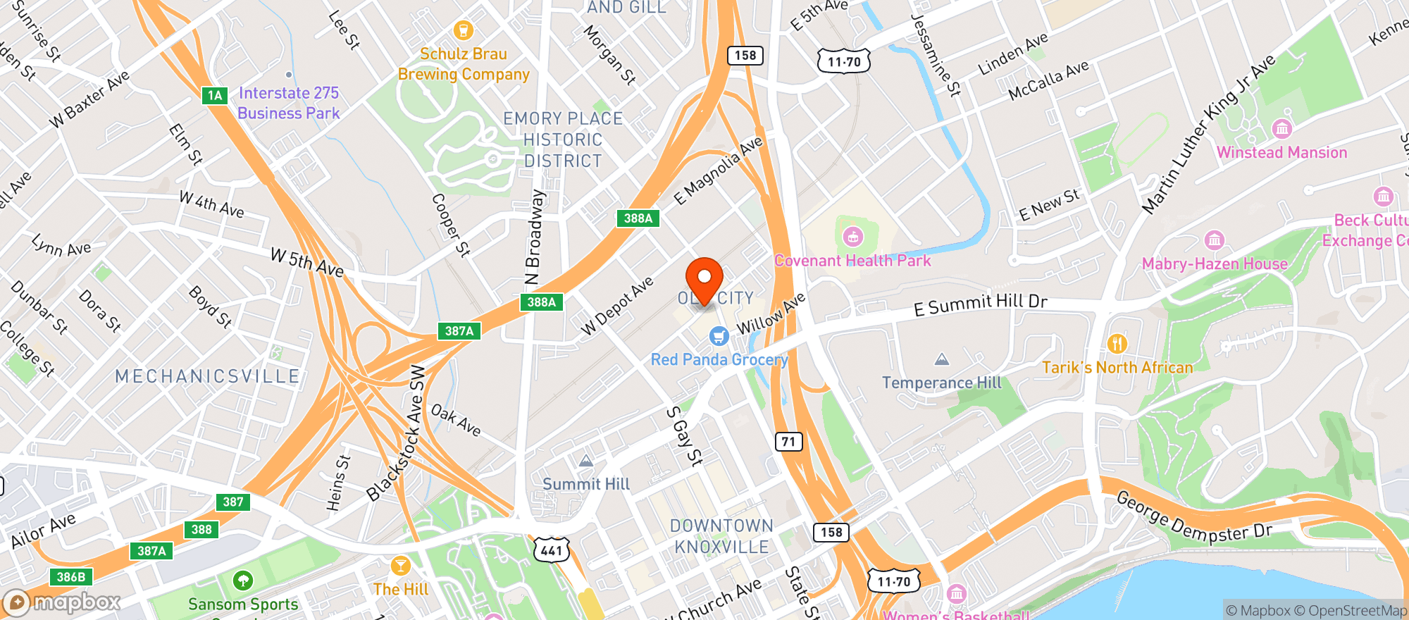 Map showing Brother Wolf