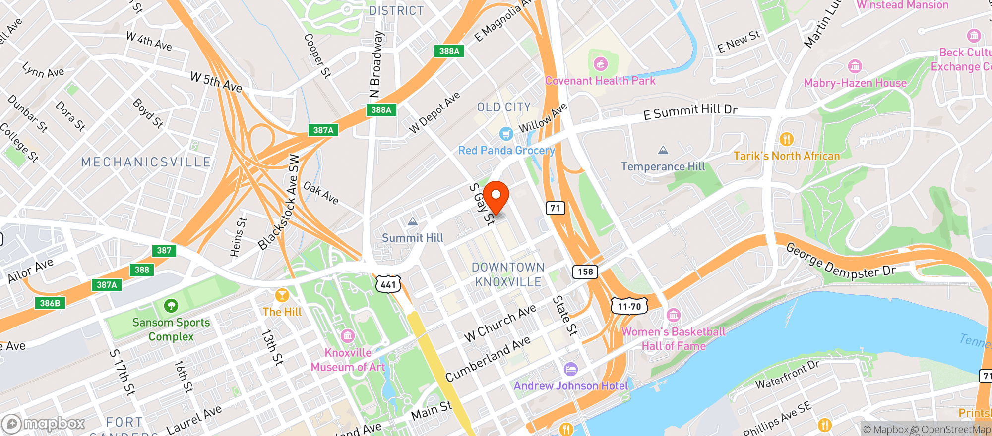 Map showing Chivo Taqueria