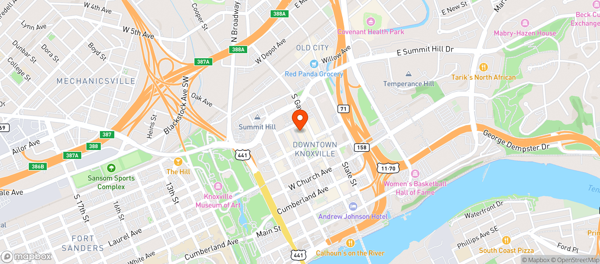 Map showing The Brass Pearl