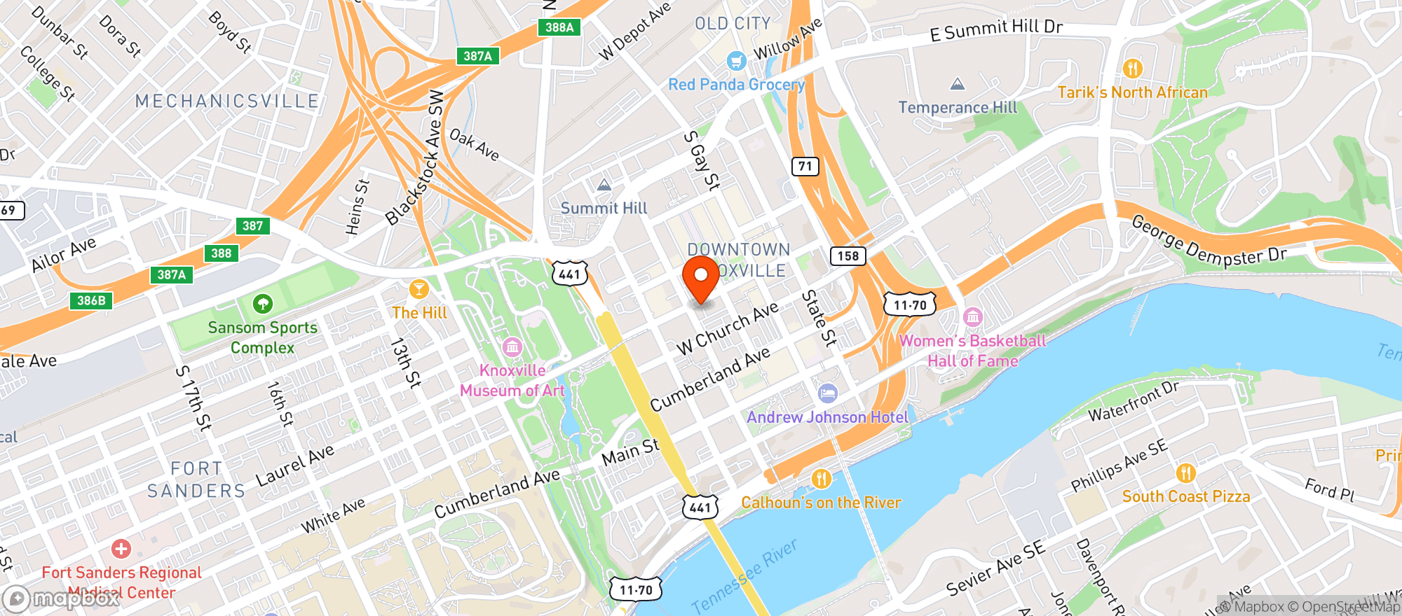 Map showing Kaizen Izakaya