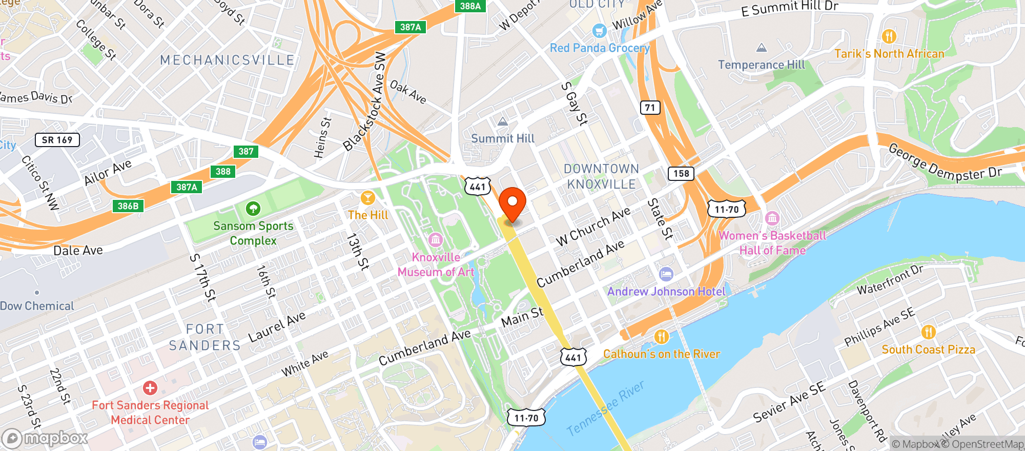 Map showing Chesapeakes
