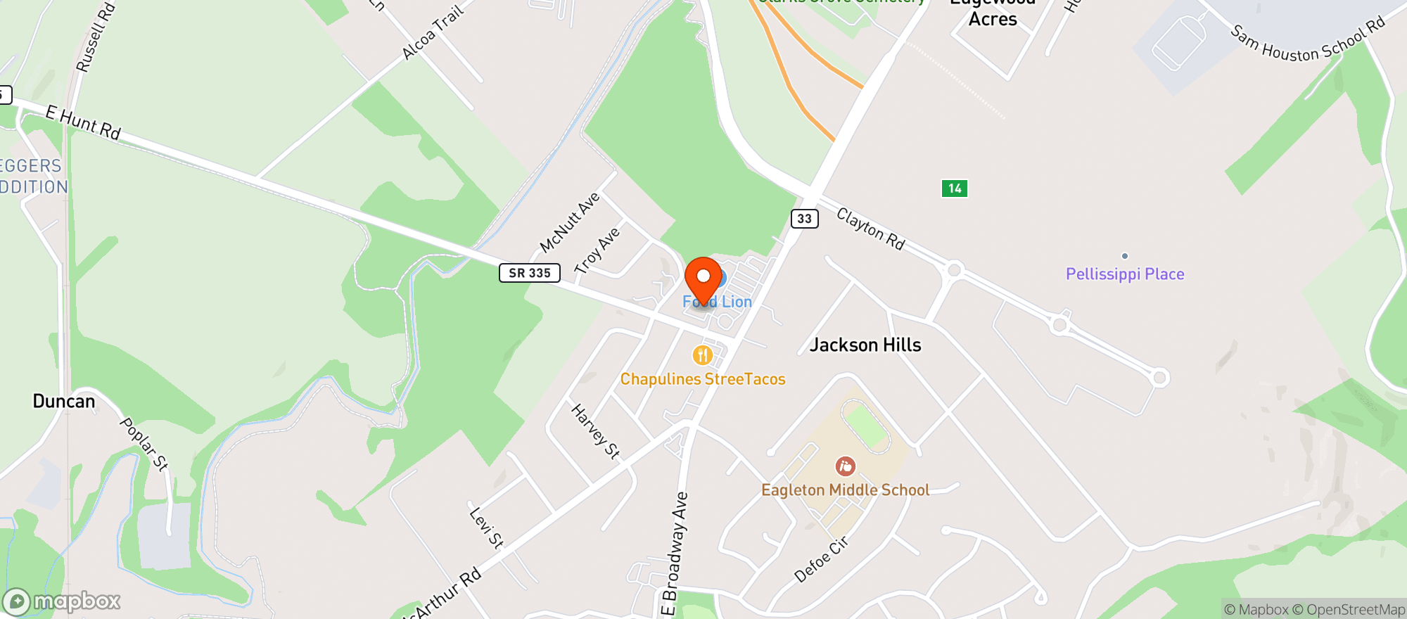 Map showing Reserve Wine & Spirits