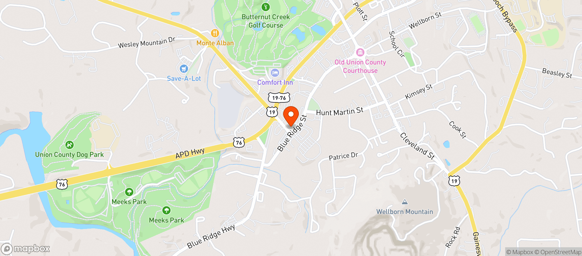 Map showing Circle K #2008/Murphy Hwy (03)
