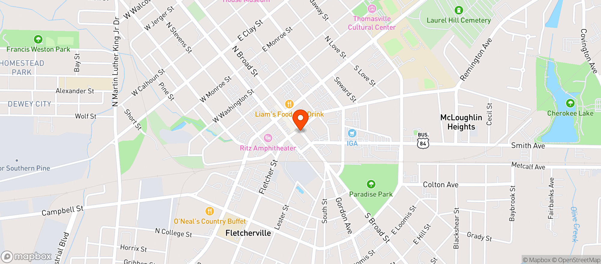 Map showing Kin Wine Shop