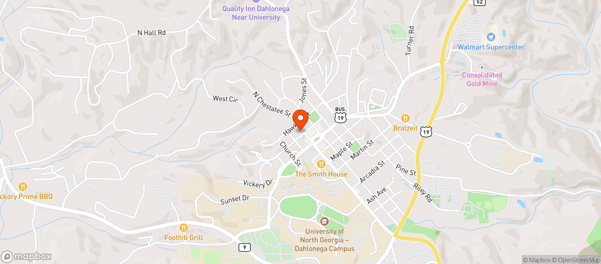 Map showing Shenanigans