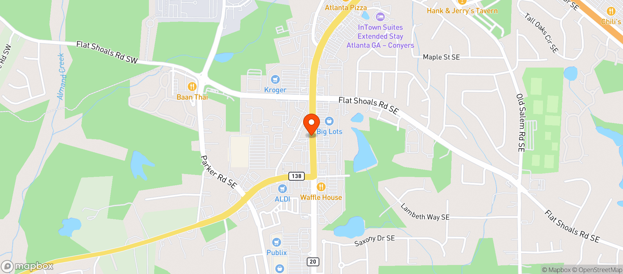 Map showing Alky's LLC