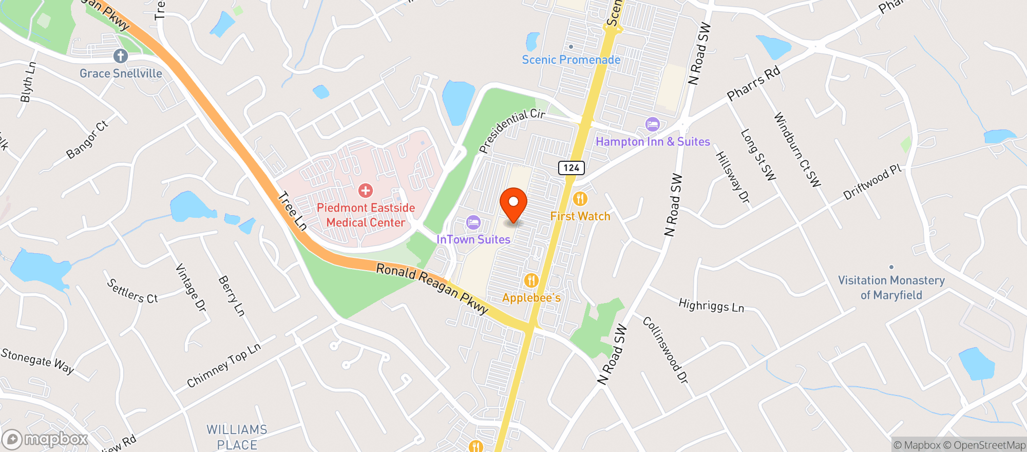 Map showing Target Store #917