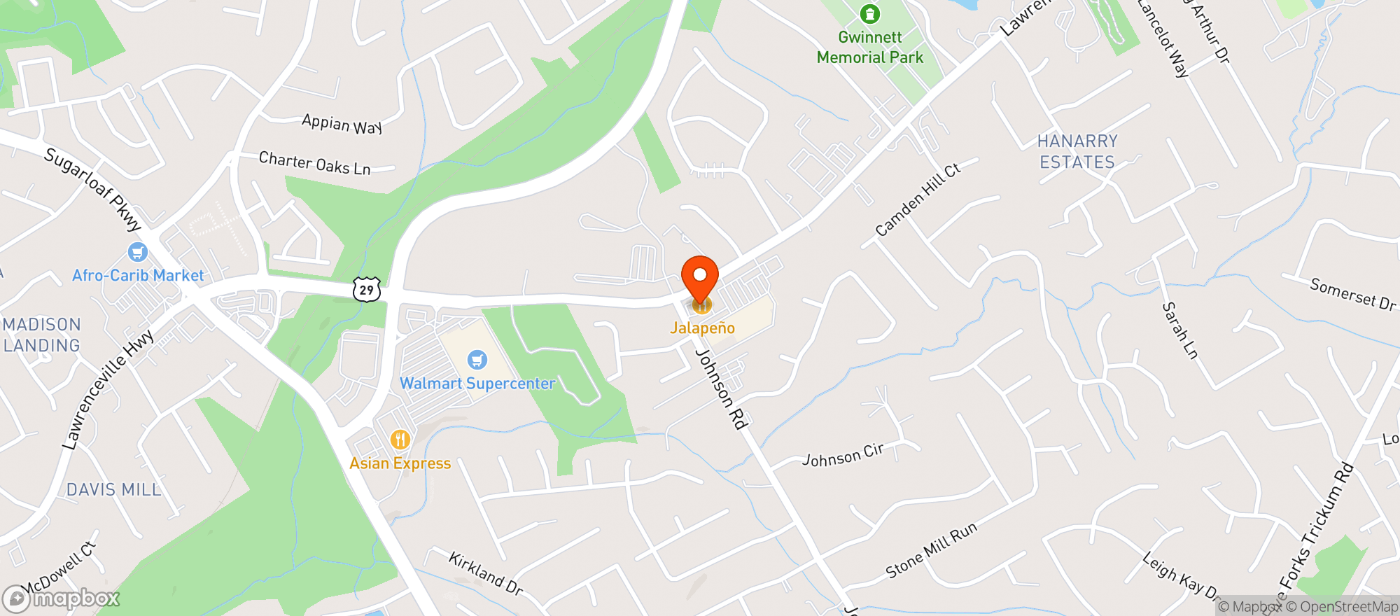 Map showing Ruma Food Mart
