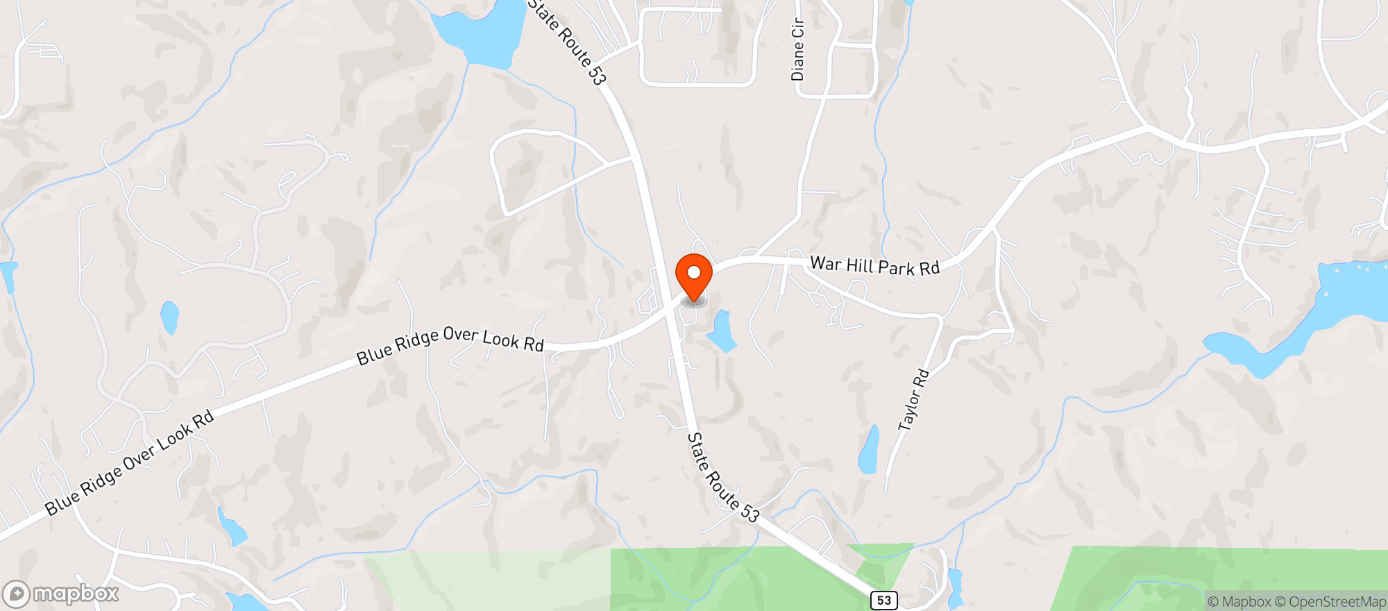 Map showing DAWSON LIQUOR