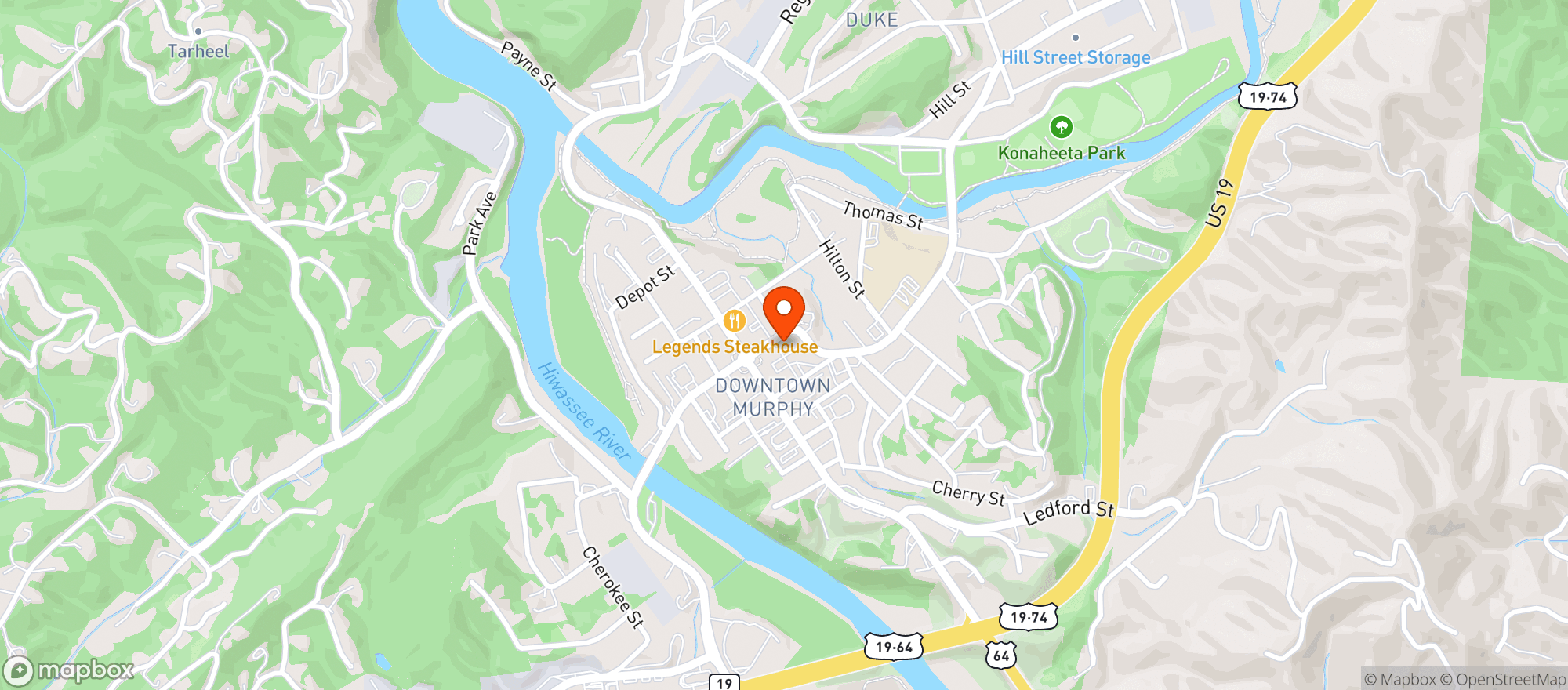 Map showing Mason Bar