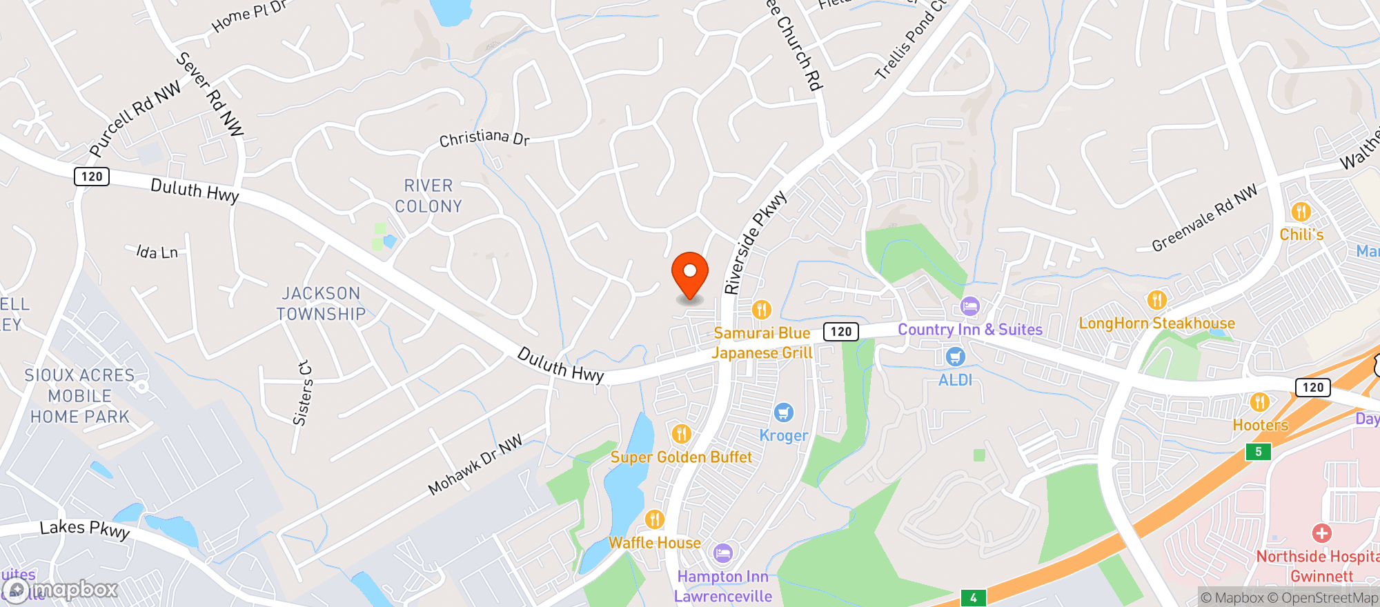 Map showing Tooeys