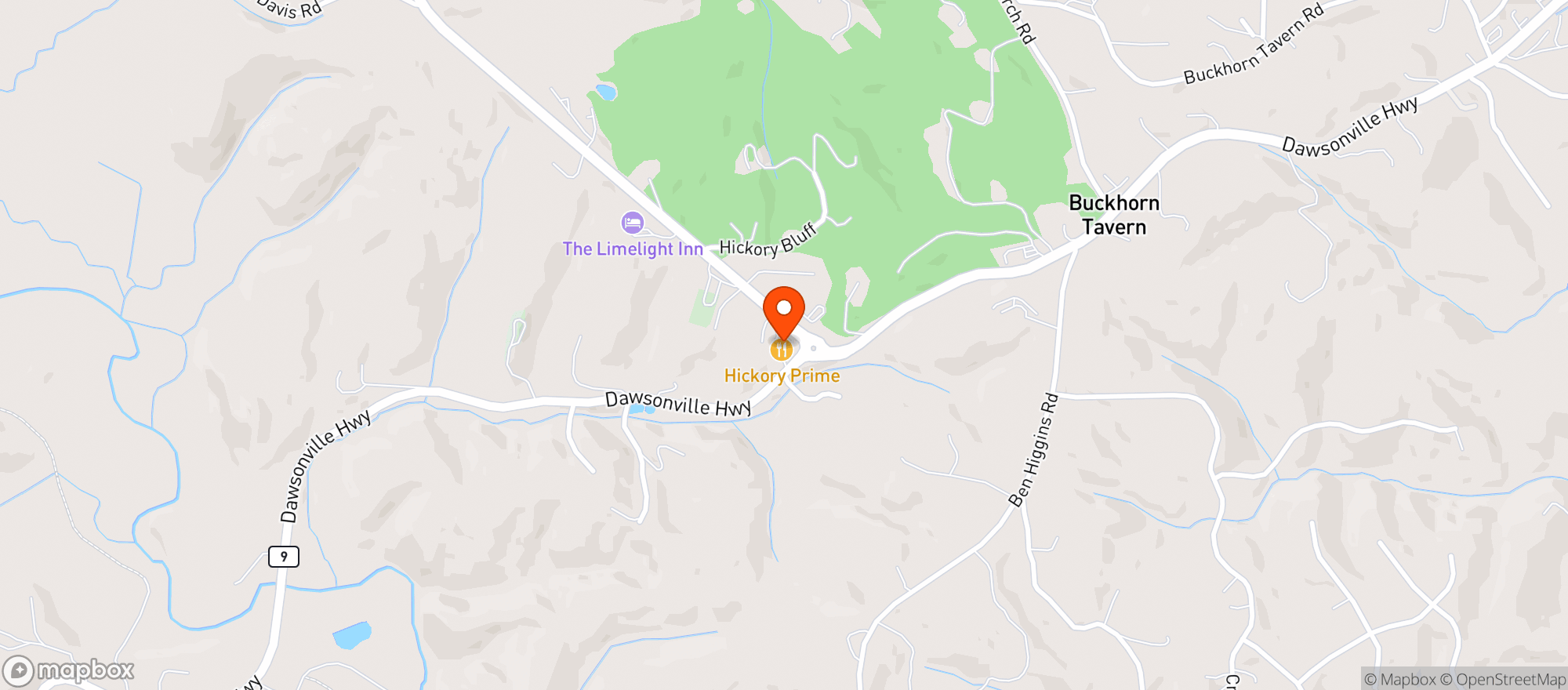 Map showing Iron Mountain Mart #hra3543
