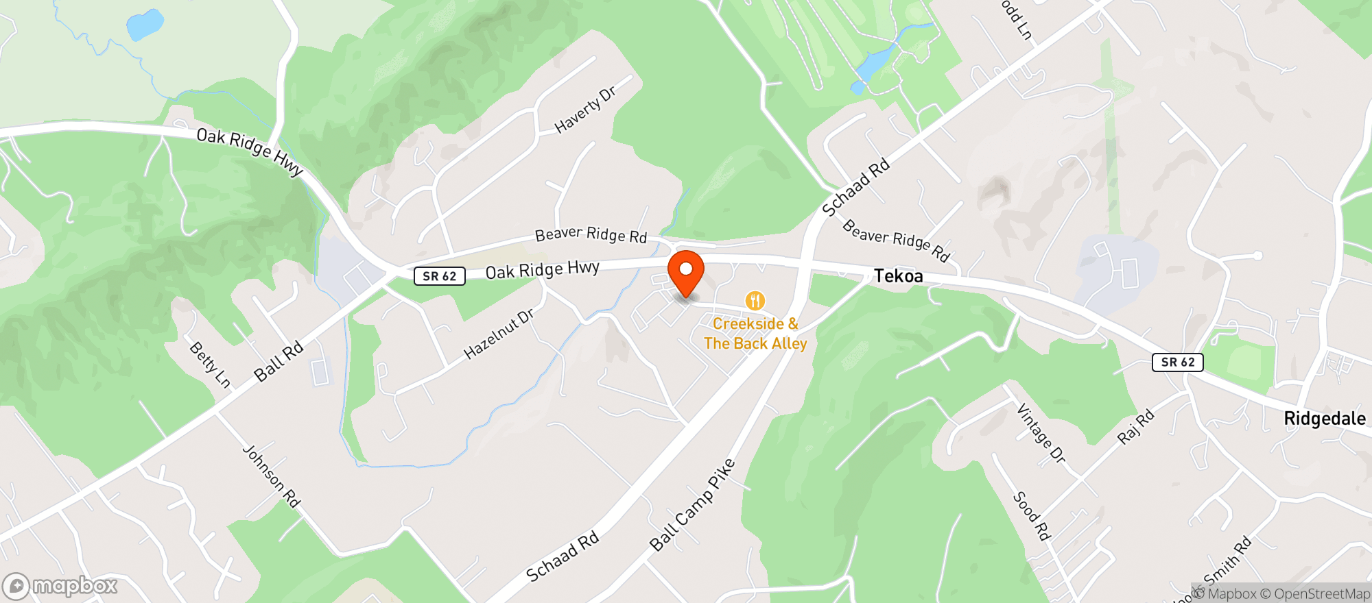 Map showing Food City K Vat