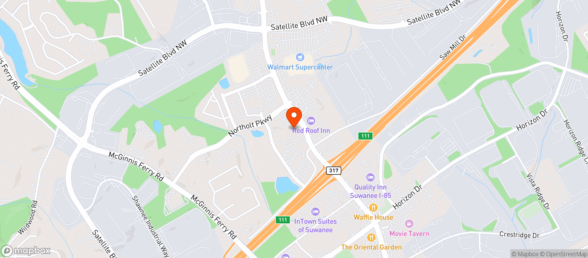 Map showing CHEVRON FOOD MART