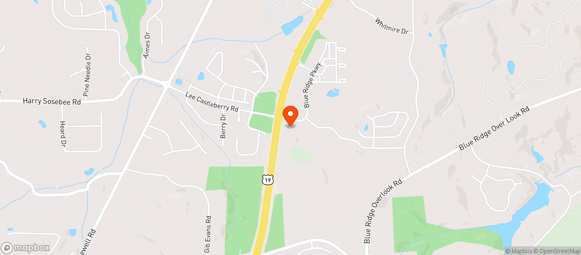 Map showing Dawson Fine Wine Spirits