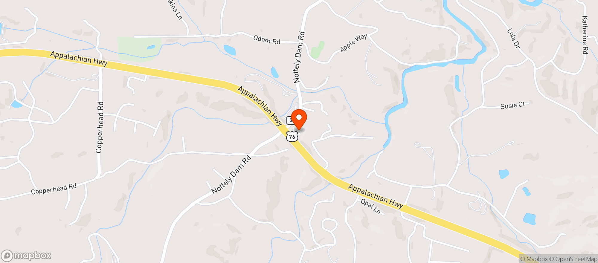 Map showing Harry S Pantry #2