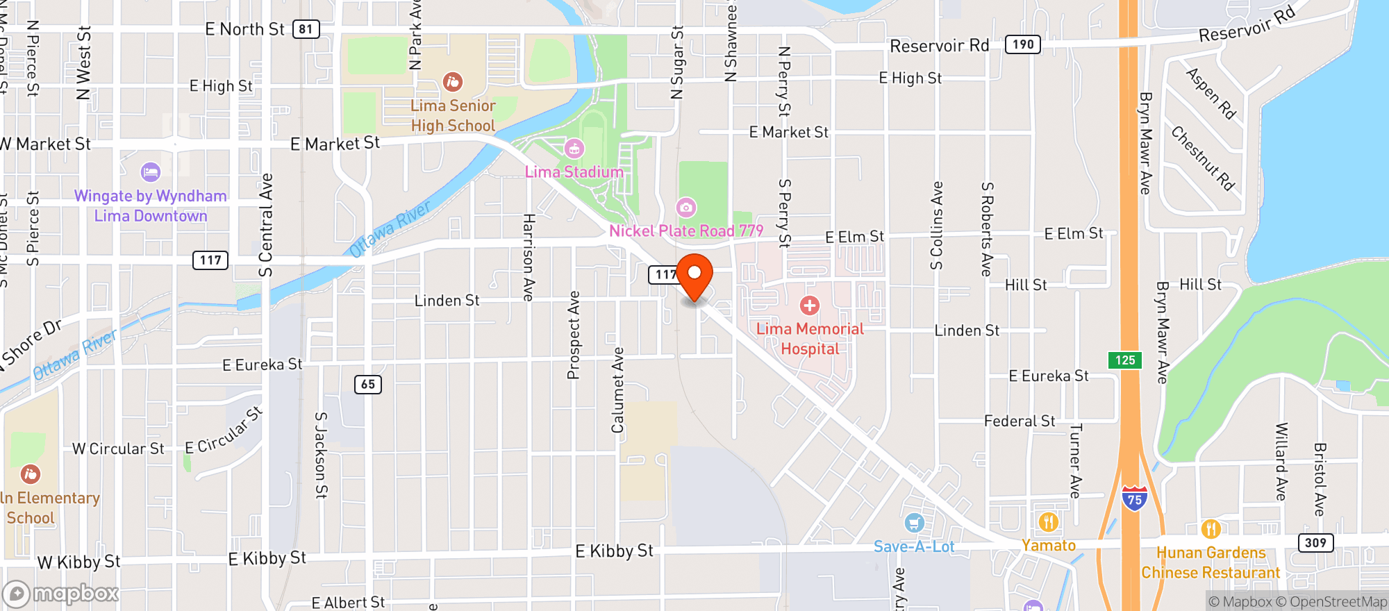 Map showing Great Spirits
