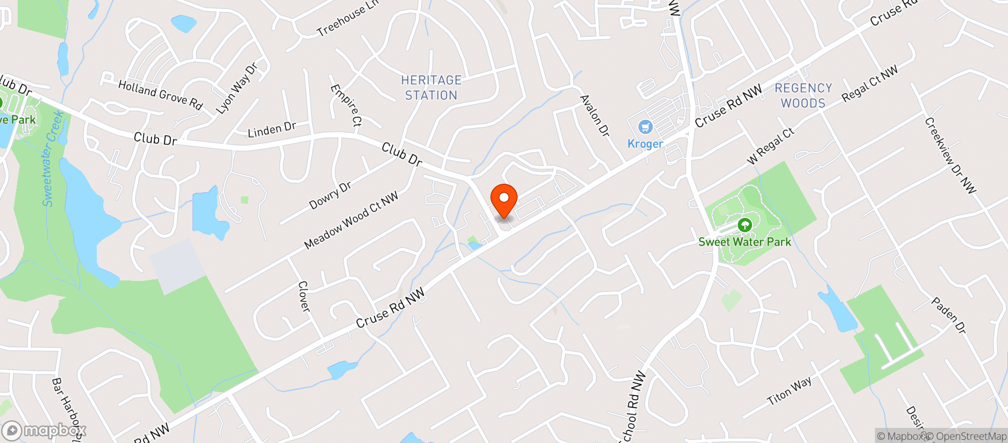Map showing Texco Foid Mart