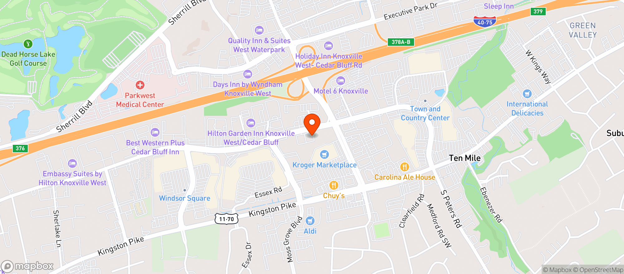 Map showing Mcscrooge's Wine Boutique