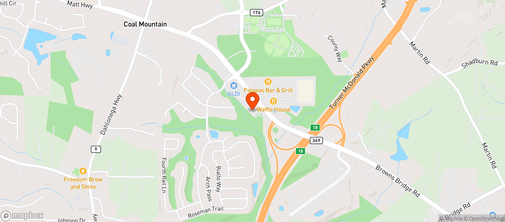 Map showing Quiktrip #817