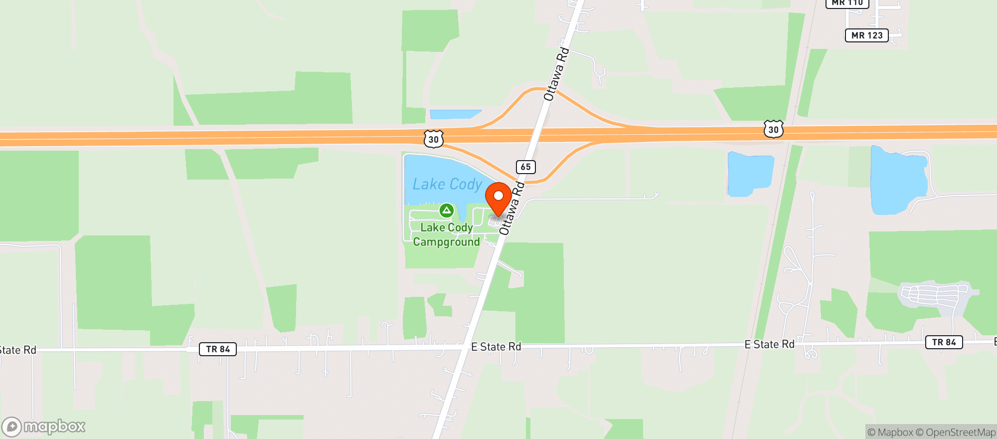 Map showing Danny Food Mart 9