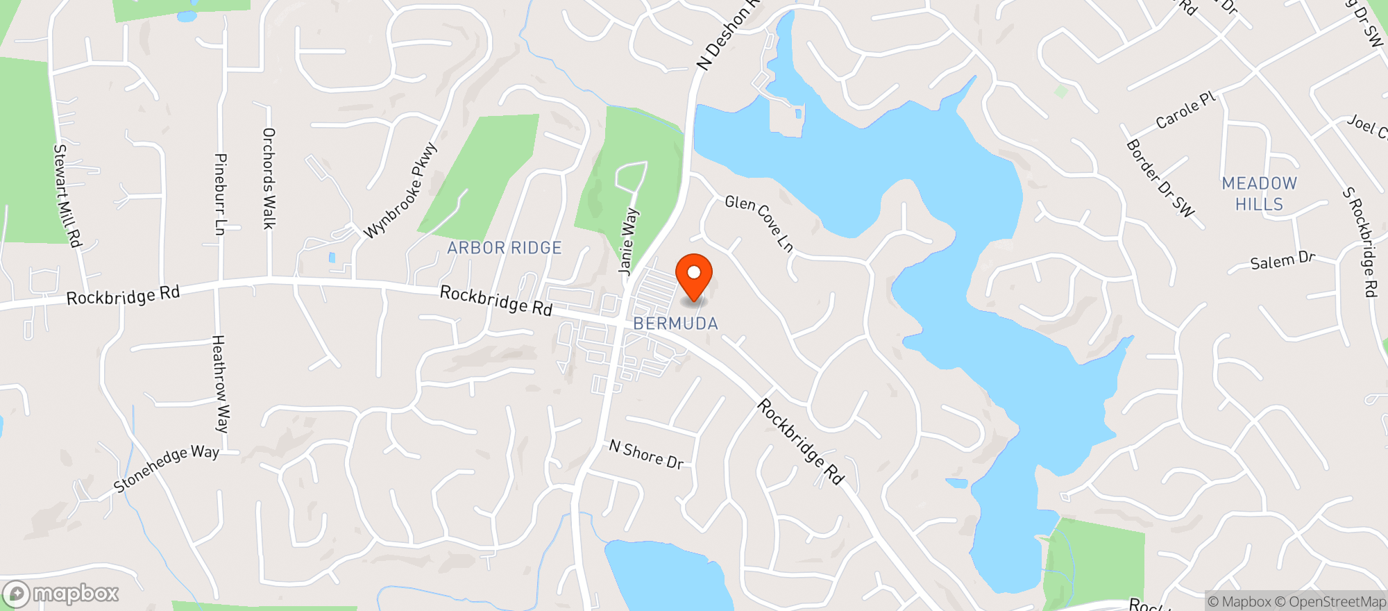 Map showing Publix