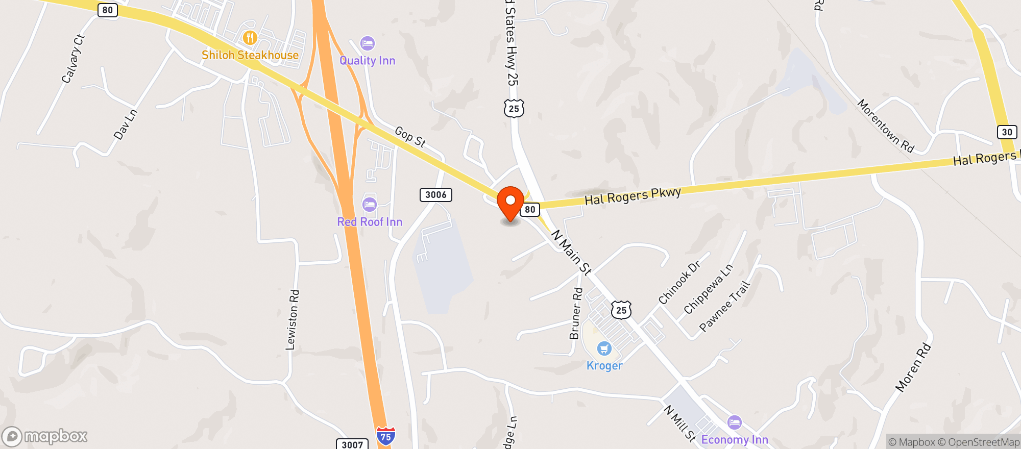 Map showing Cbd Hemp Dispensary