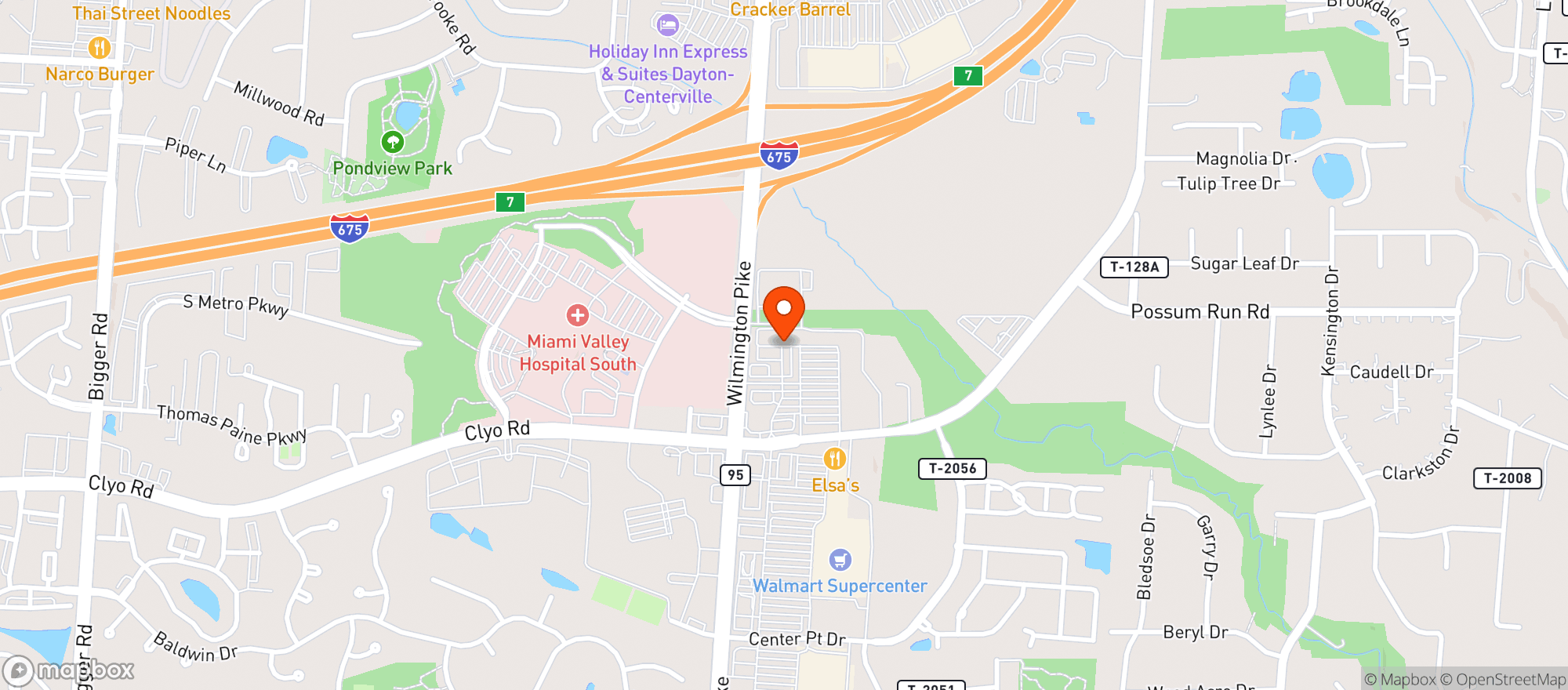 Map showing Gnc - 0992 - Sugarcreek Plaza