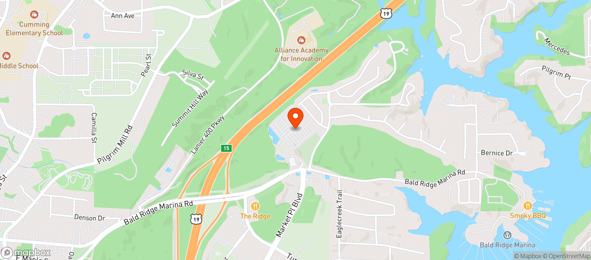 Map showing Costco Wholesale #1175