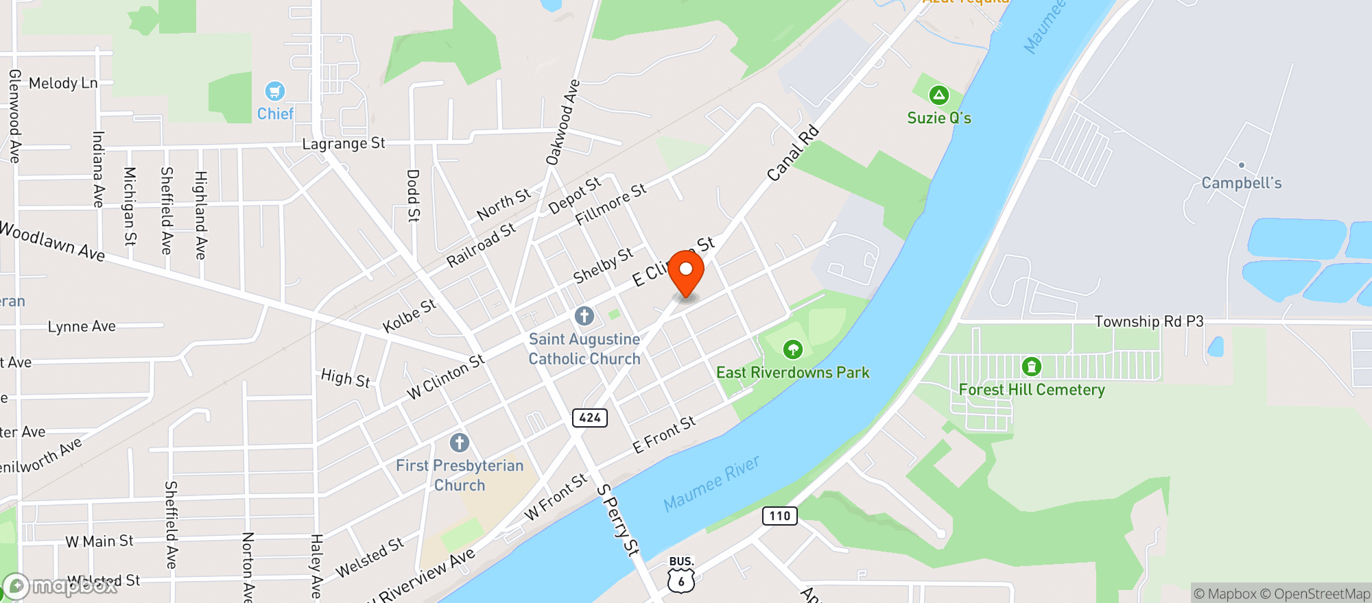Map showing Hawks