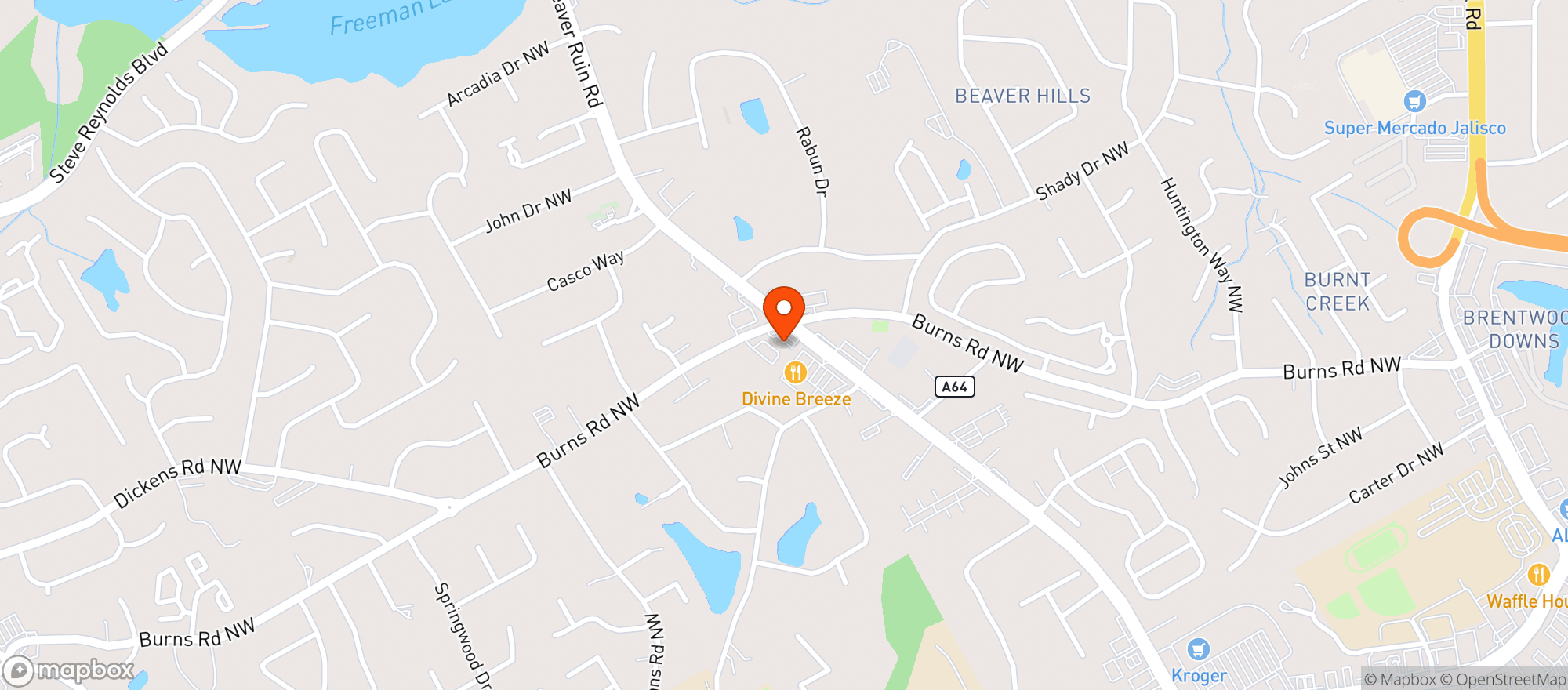 Map showing Silver Gallon