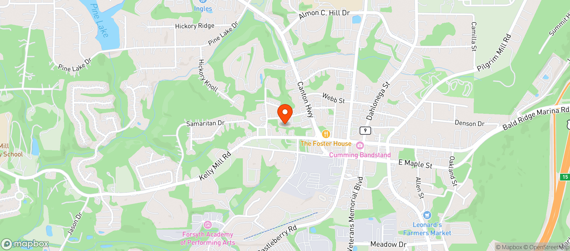 Map showing Leef Wholesale