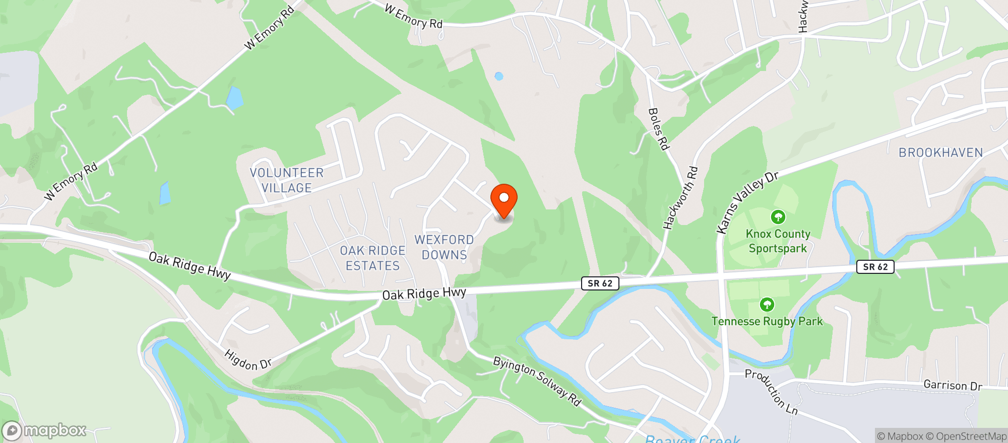 Map showing Freedom Health Cbd