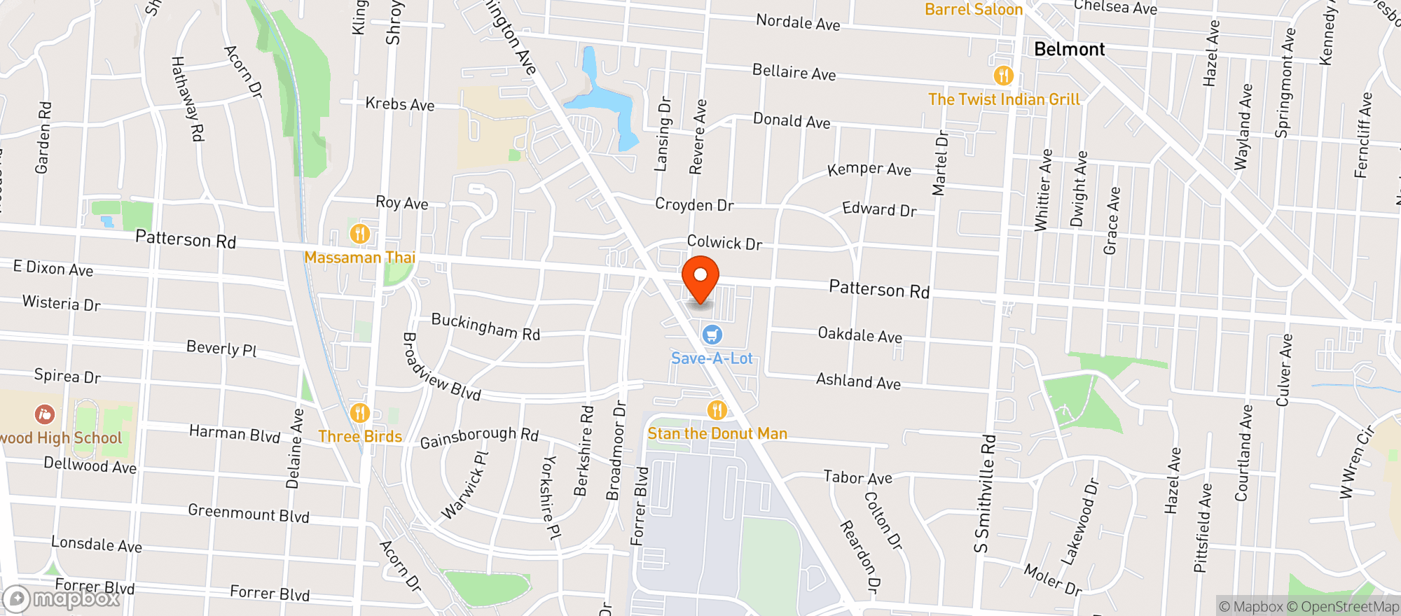 Map showing CVS PHARMACY #3467