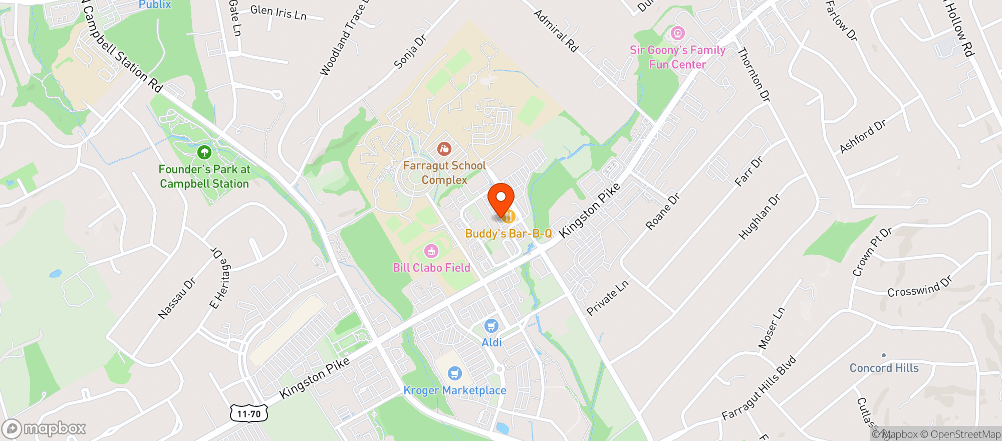 Map showing Euphoric Cheese Shop