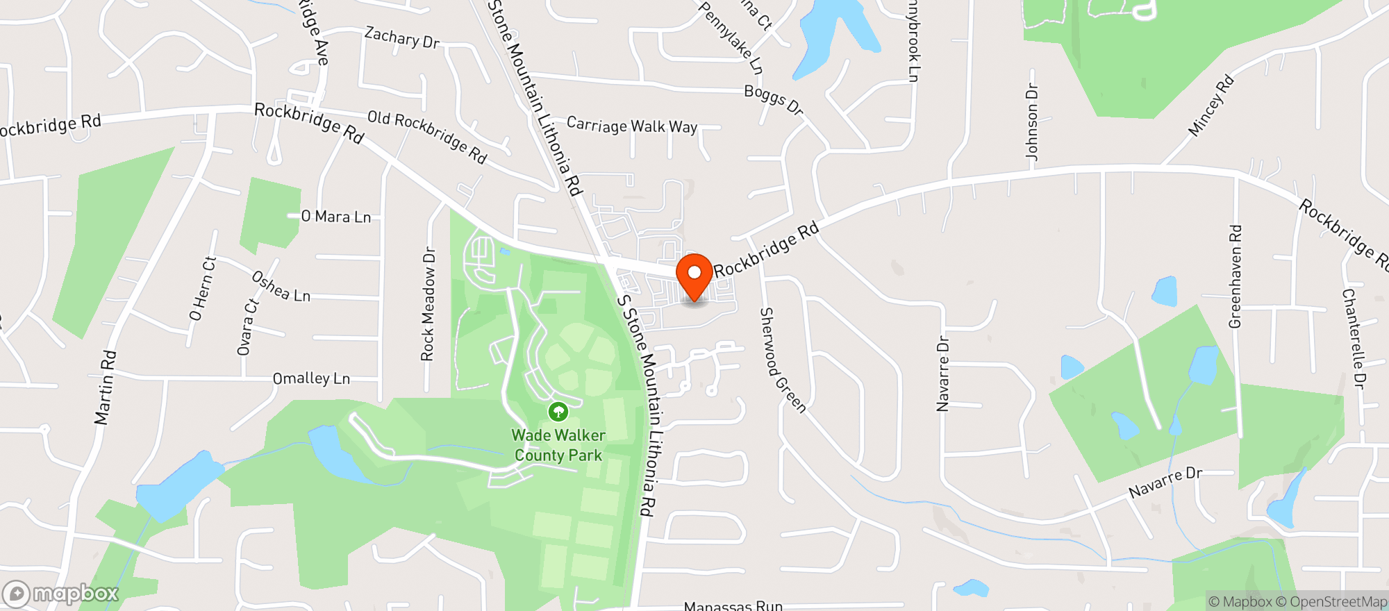 Map showing MOUNTAIN SMOKE SHOP