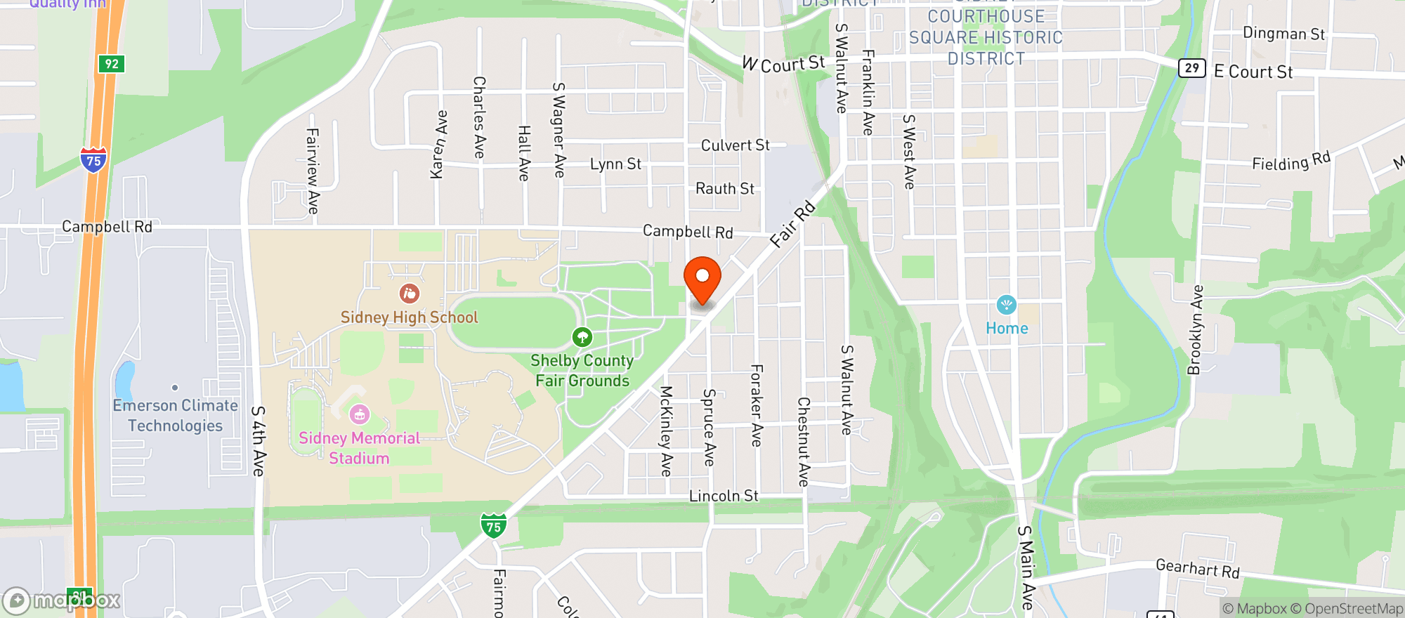 Map showing Gallery 2 Ten
