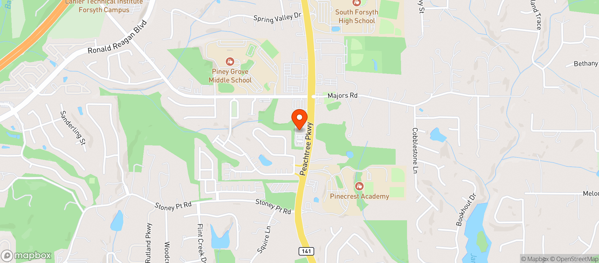 Map showing ROX FINE WINE & SPIRITS