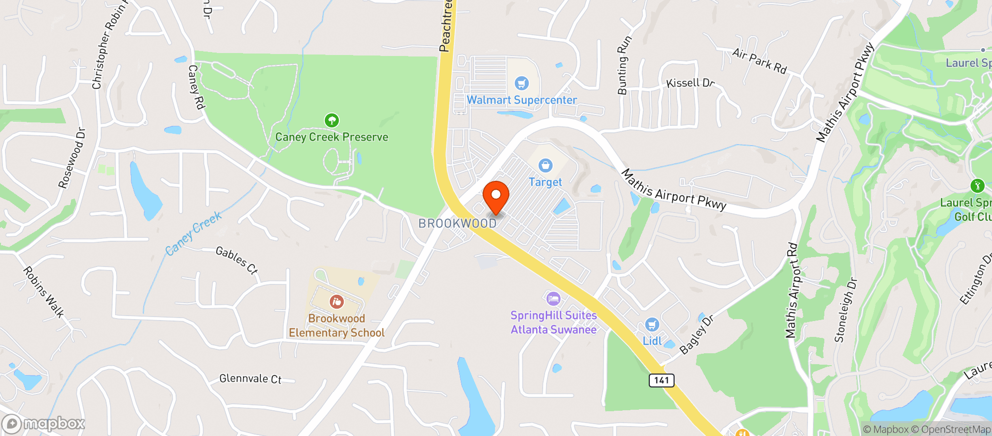 Map showing Taco Mac #15