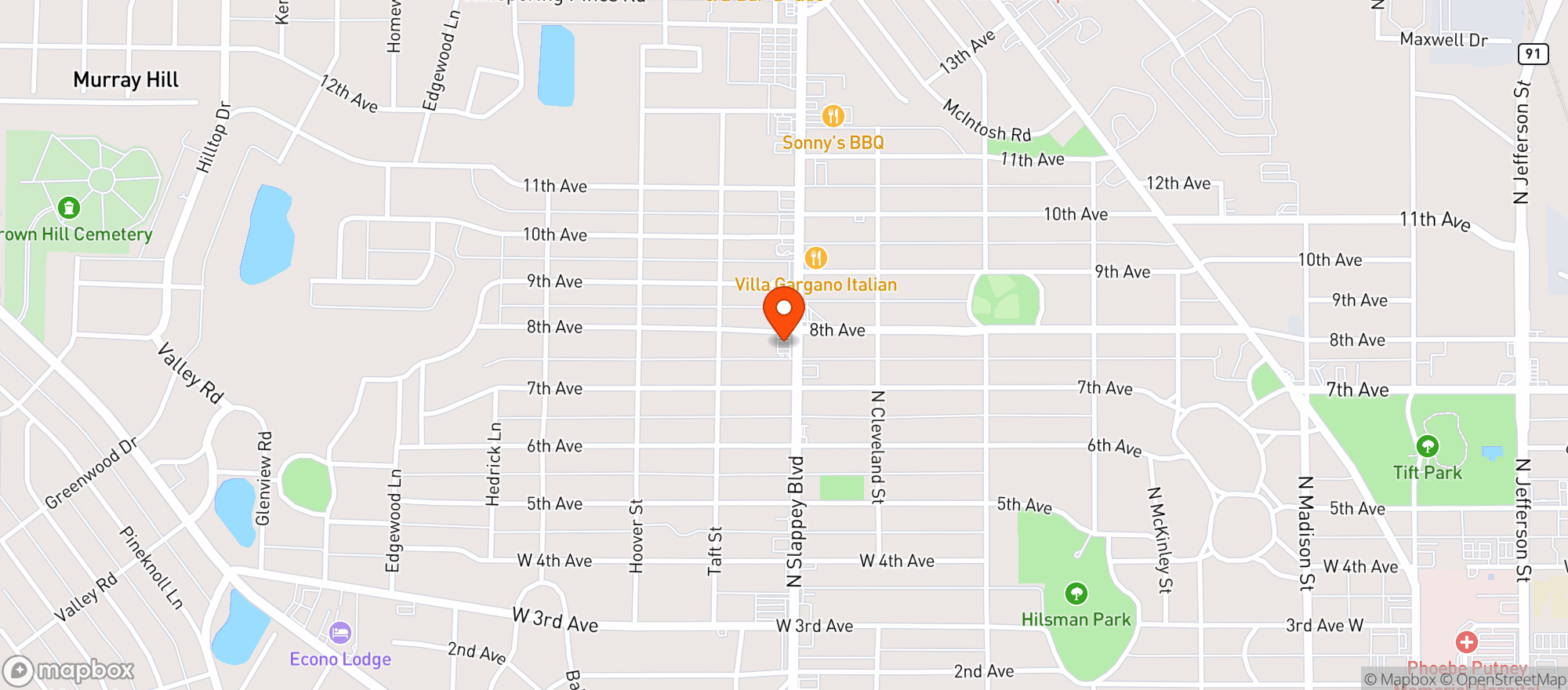 Map showing Gia Food Mart