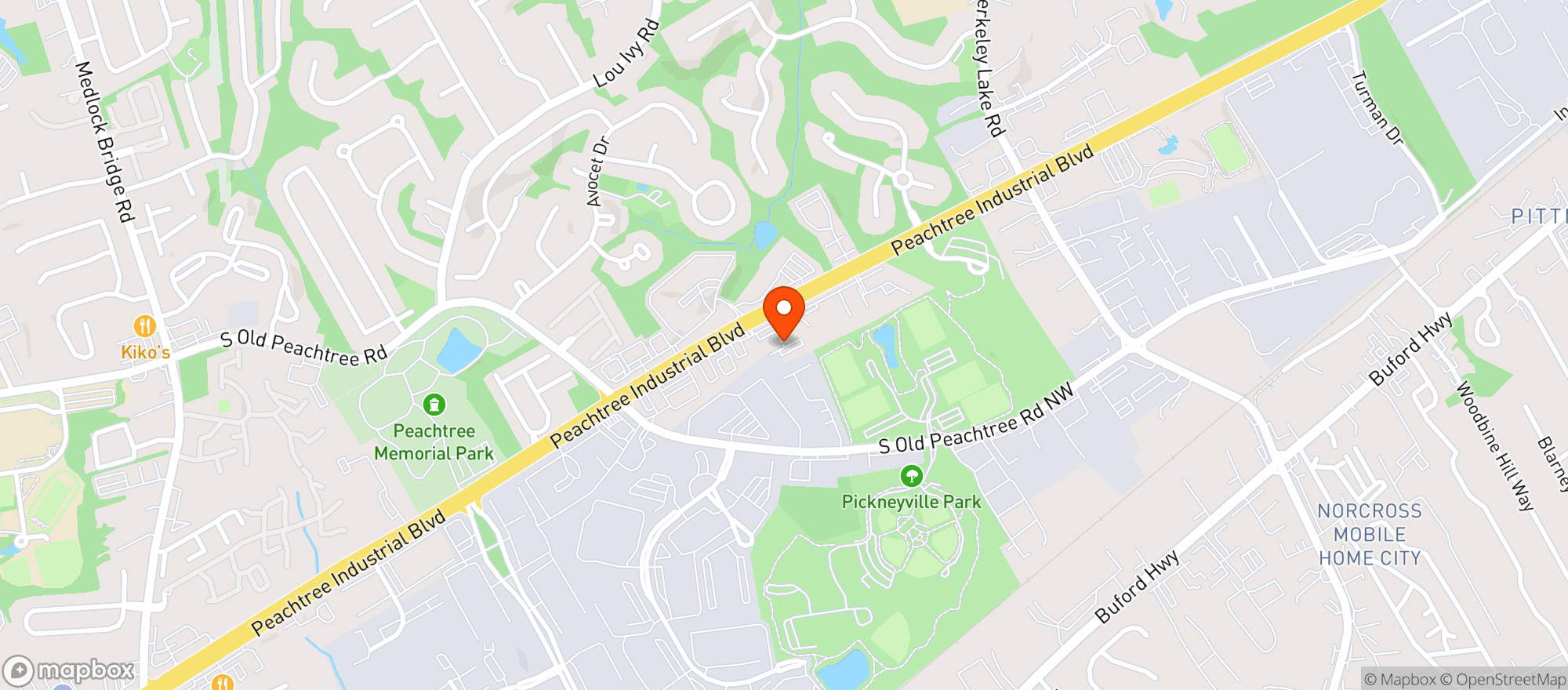 Map showing Atl Liquor Store