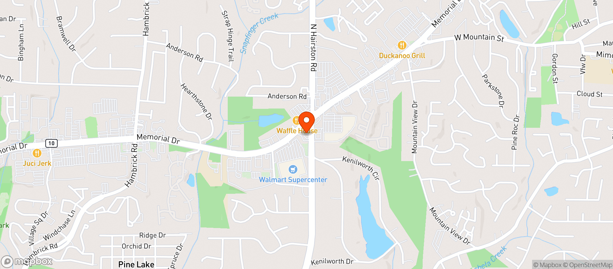 Map showing Welcome Pantry #5