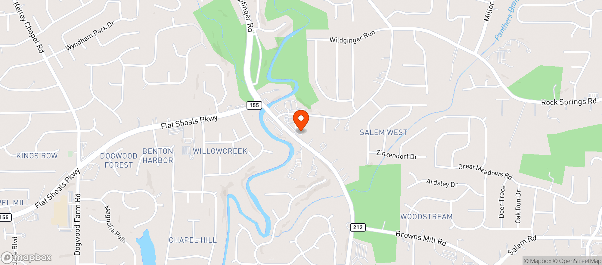 Map showing Paradise Cigar Lounge & Bistro