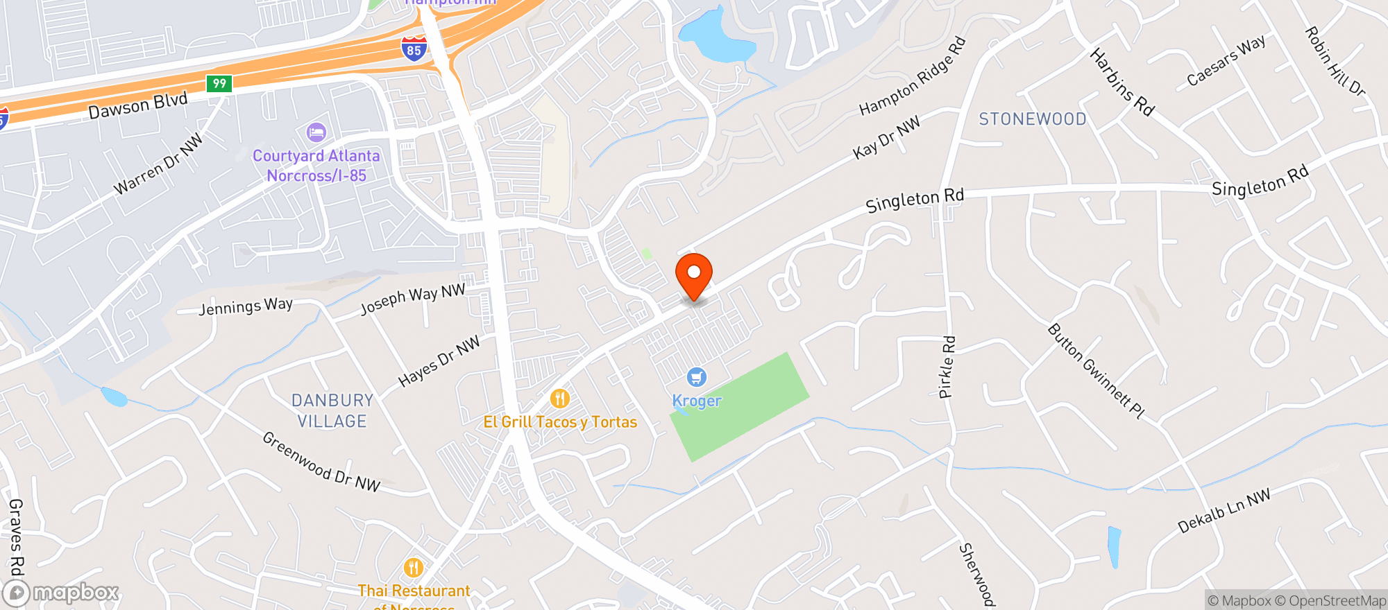 Map showing Gnc