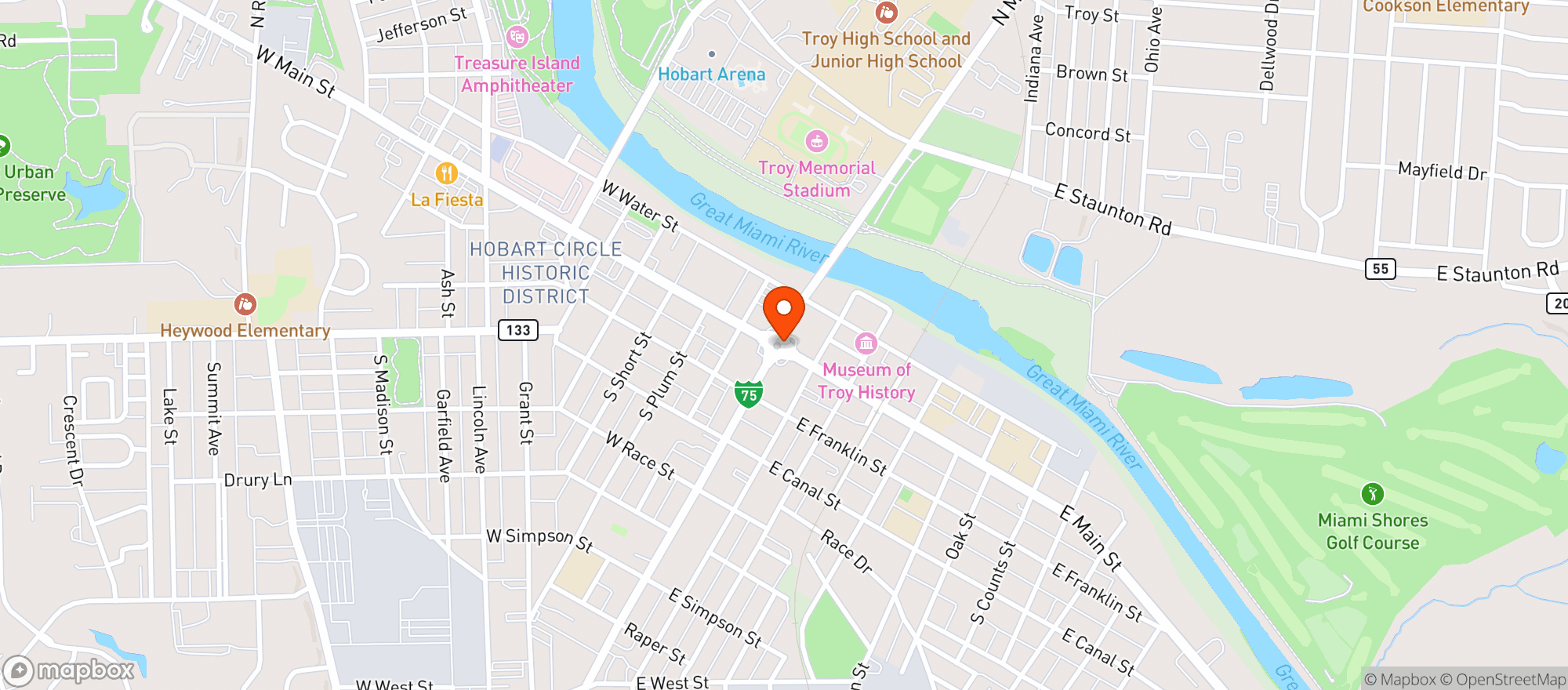 Map showing Crafted And Cured