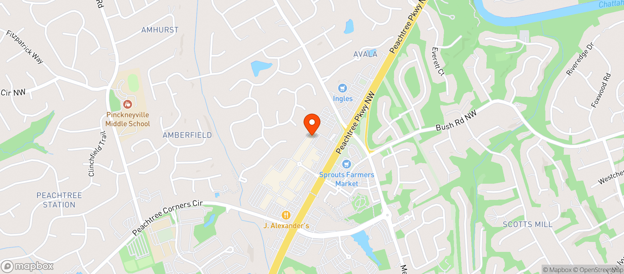 Map showing Politan Atlanta 2