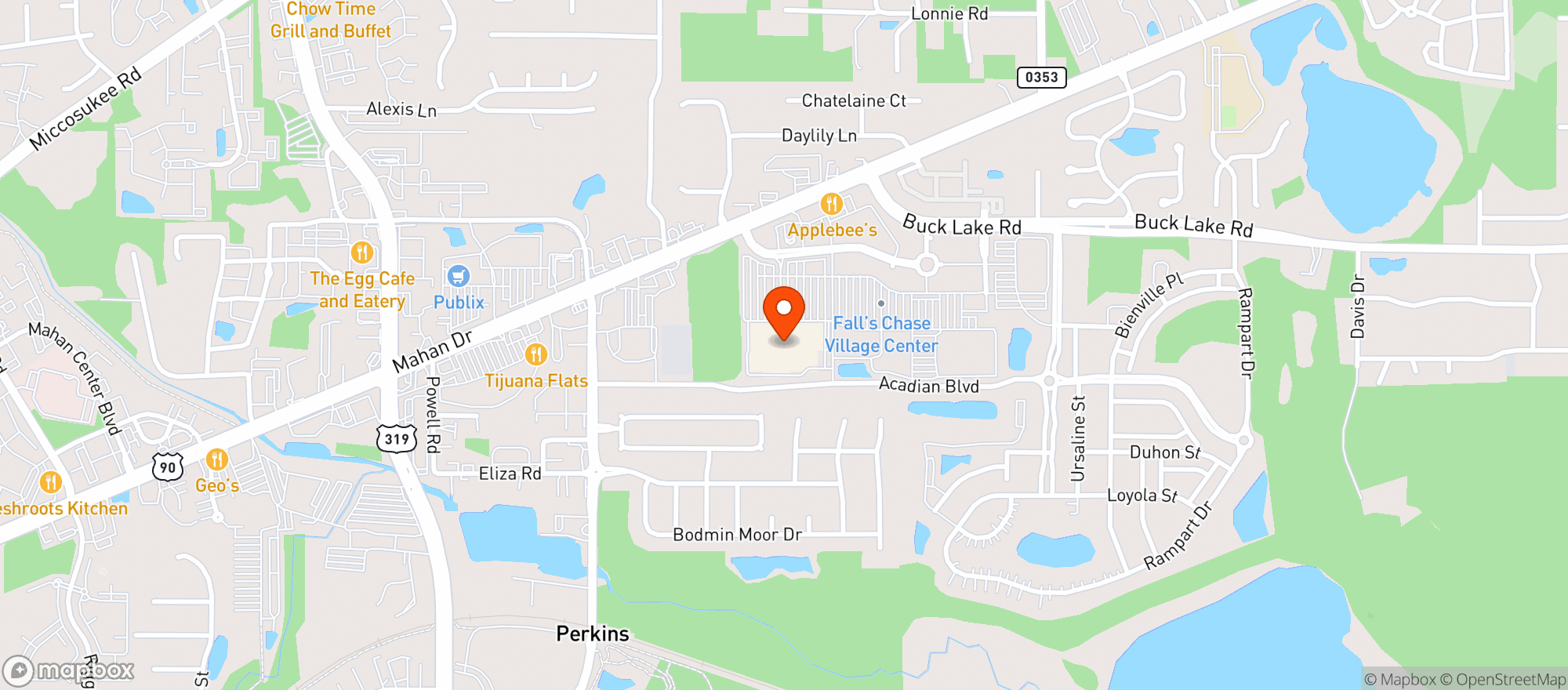 Map showing Walmart Supercenter