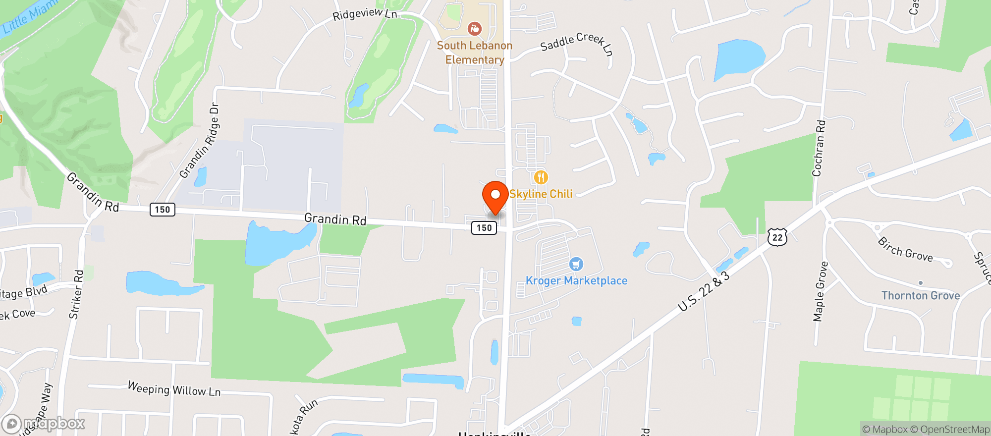 Map showing Triumph Energy Maineville #2