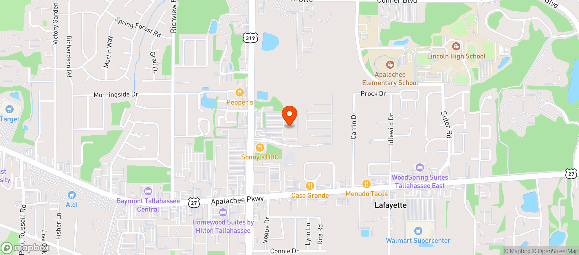 Map showing Sams Club #8120