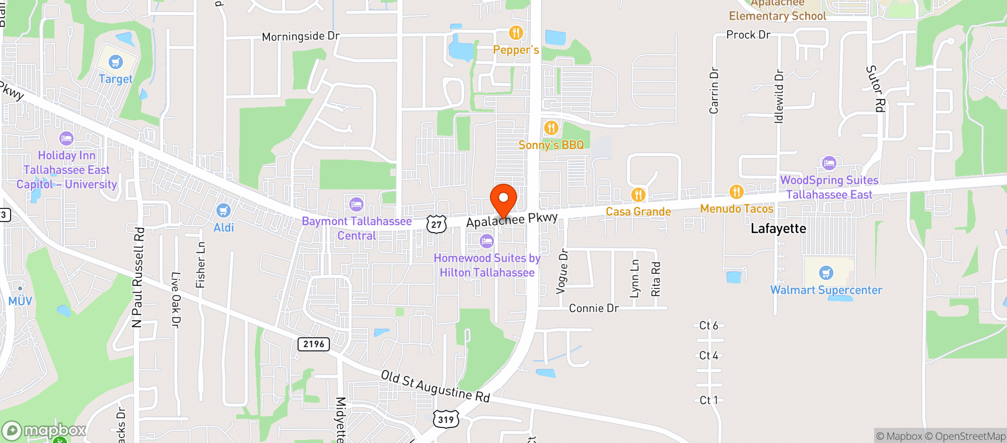 Map showing Abc Liquors #217